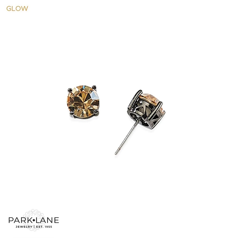Park Lane “GLOW” Impression Bracelet & Earrings Golden stones SET in hematite. - Picture 3 of 14
